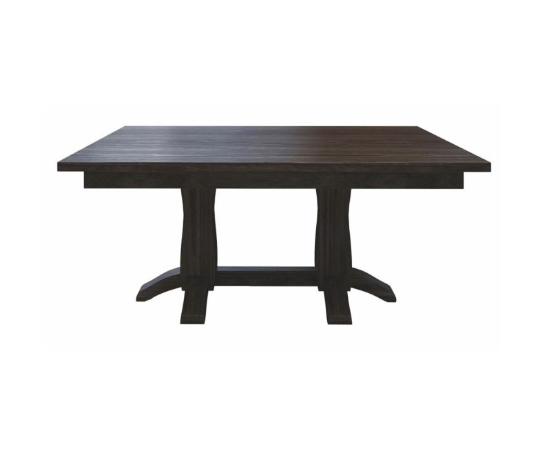 Beveled Shaker Double Pedestal Table