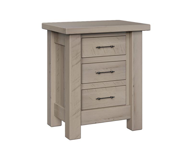 Houston 3 Drawer Nightstand