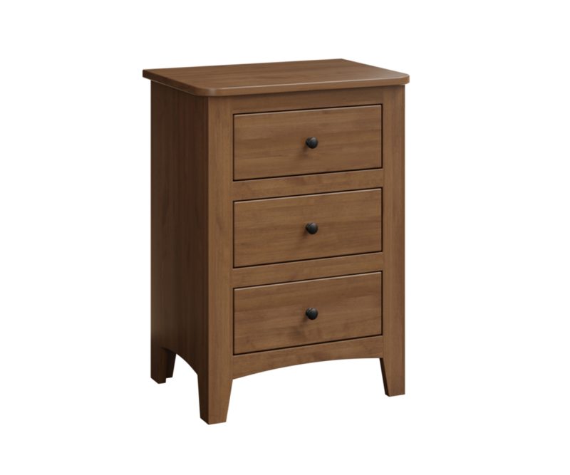 Dover 3 Drawer Nightstand
