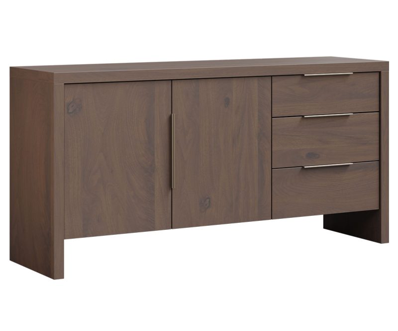 Leo Three Drawer Buffet with Two Doors