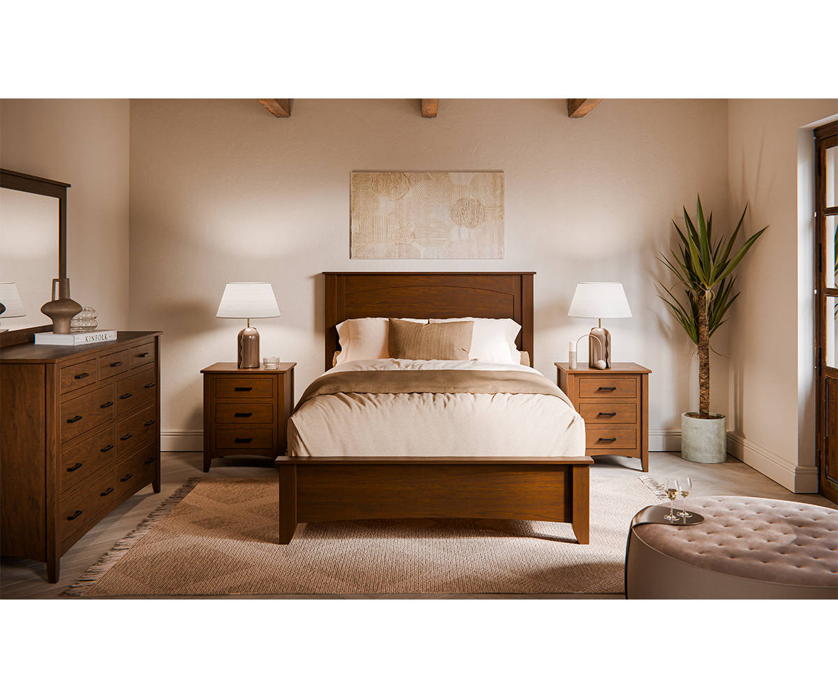 Jackson Arched Panel Bed With Drawer Unit - Image 2