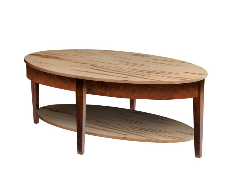 Modern Shaker Oval Coffee Table