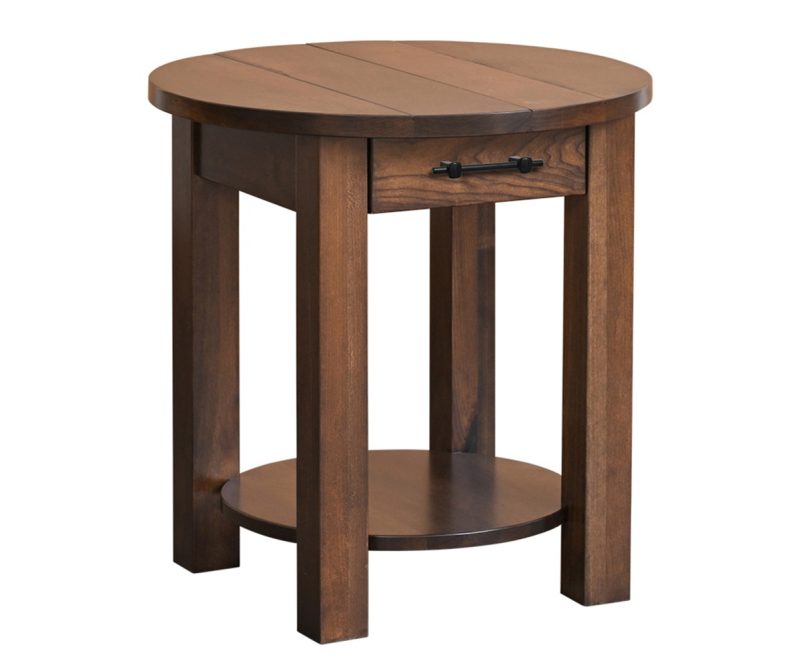 Barn Loft Round End Table