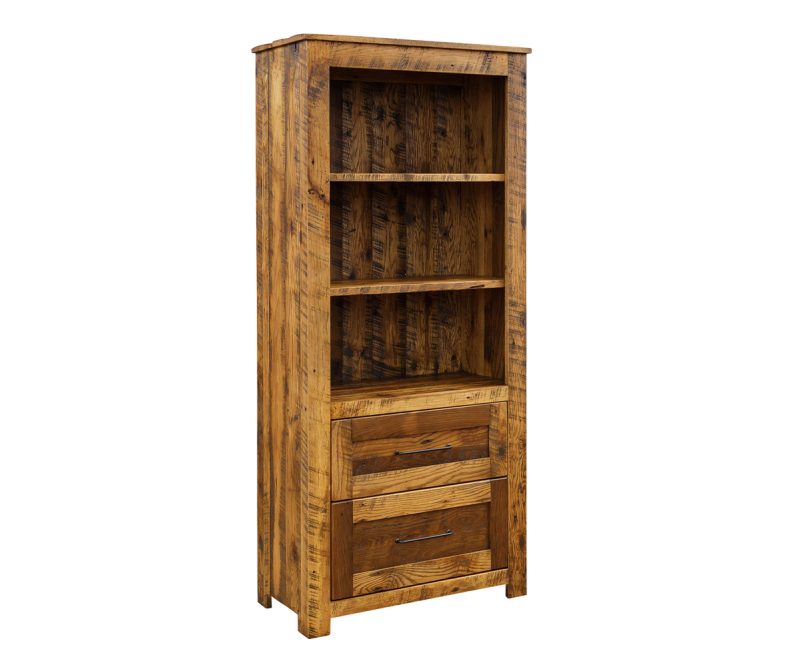 Urban Lodge 6 Ft. Bookcase With Lower Drawers