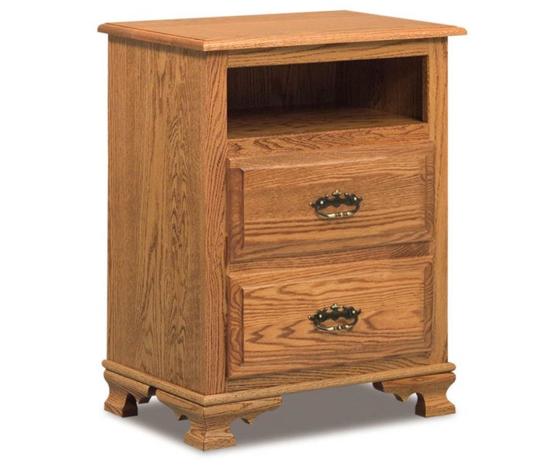 Heritage 2 Drawer Open Nightstand