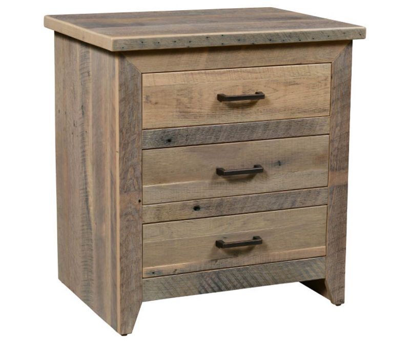 Midland 3-Drawer Nightstand
