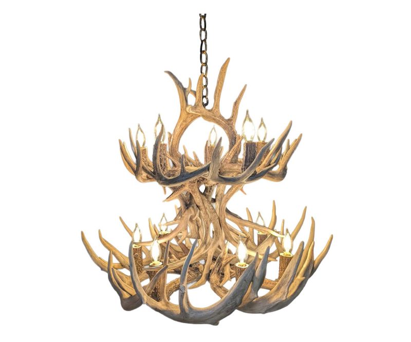 Two Tier Antler Chandelier