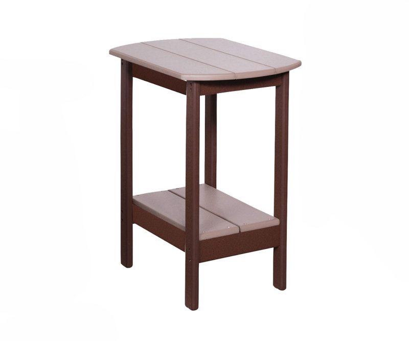 Oval Balcony End Table