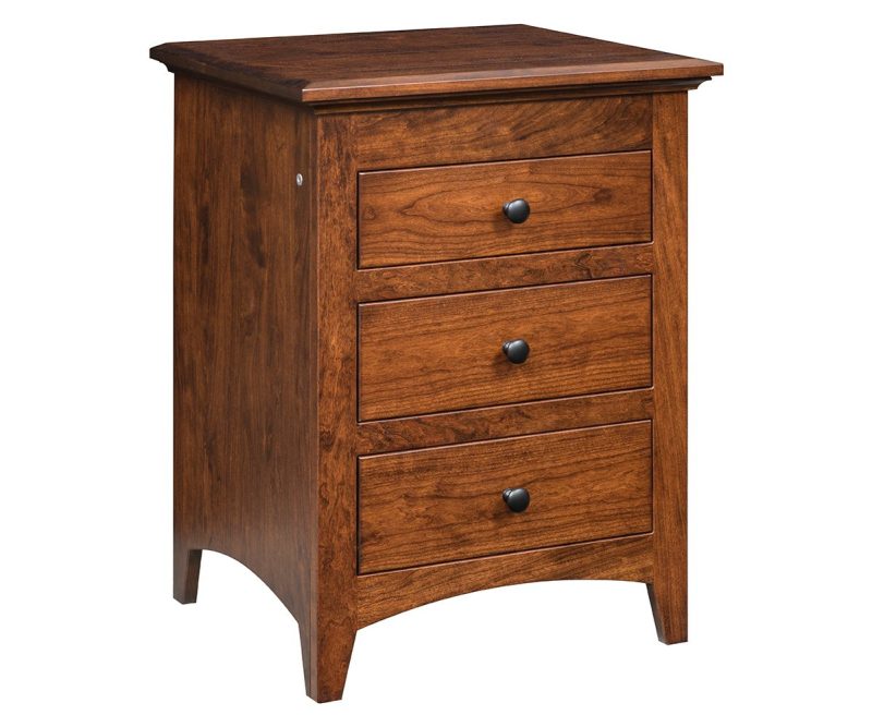 U-Design 3 Drawer Nightstand