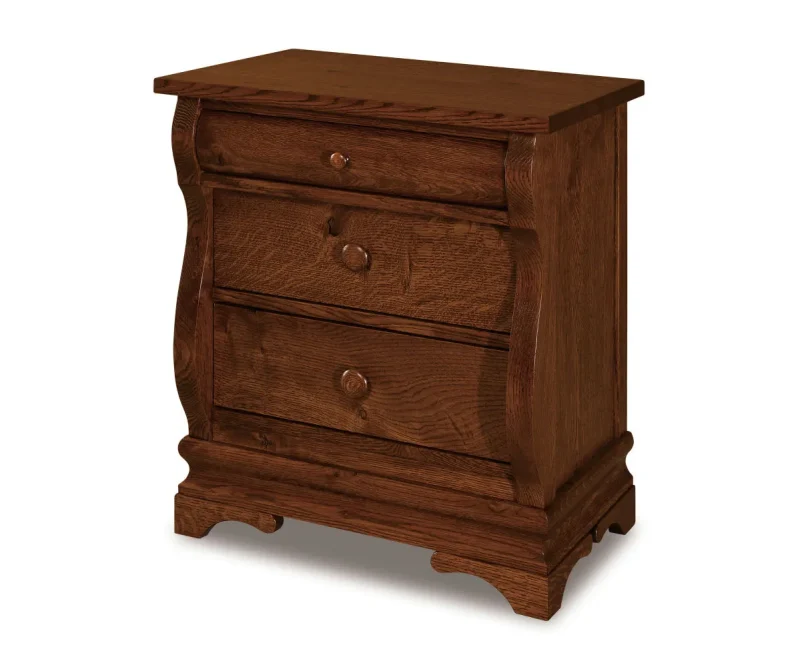 Chippewa Sleigh 3 Drawer Nightstand - 25¼"W