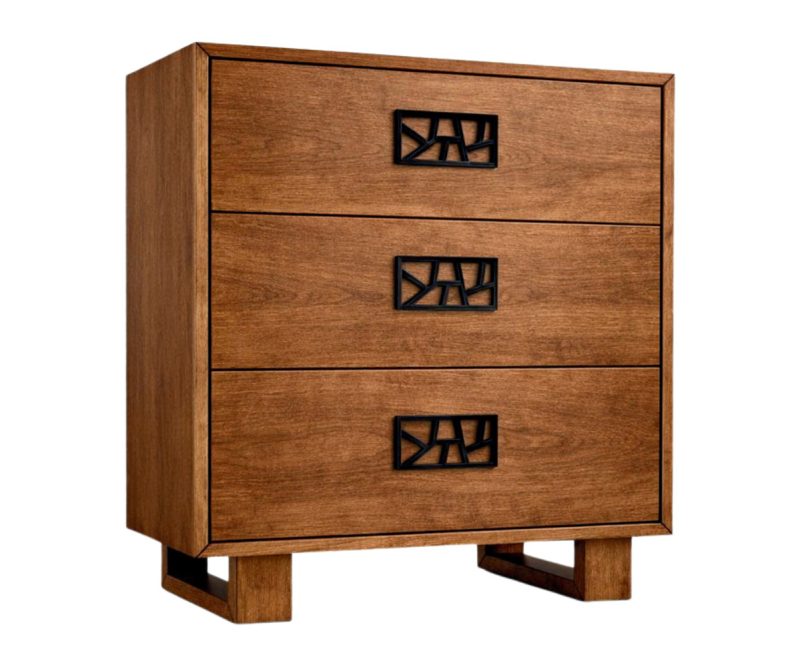 Metropolitan 3 Drawer Nightstand