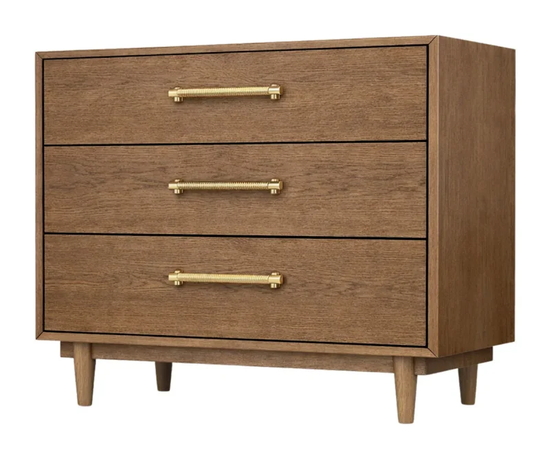 Midtown 3 Drawer Nightstand
