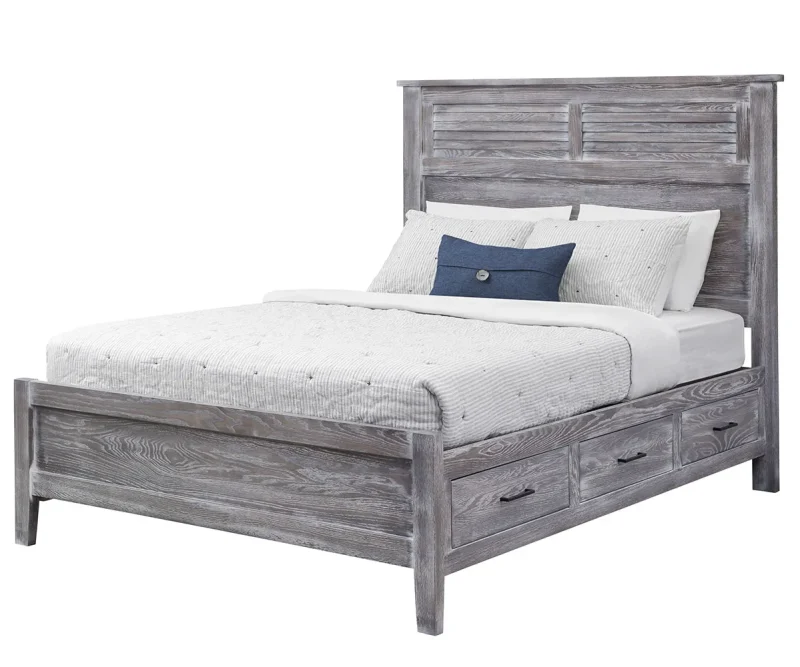 Manor Louver Panel Bed With Underbed Storage