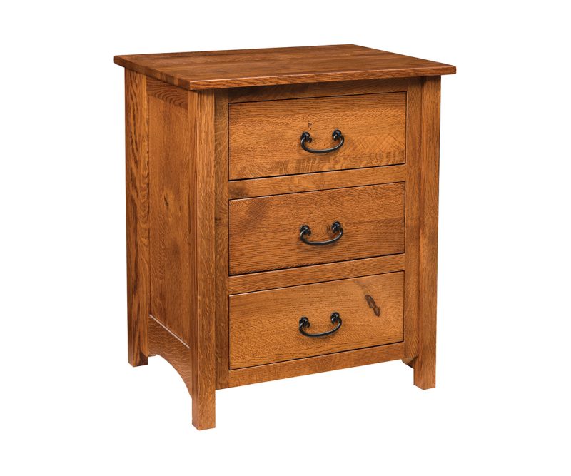 NP Mission Nightstand with Sliding Top