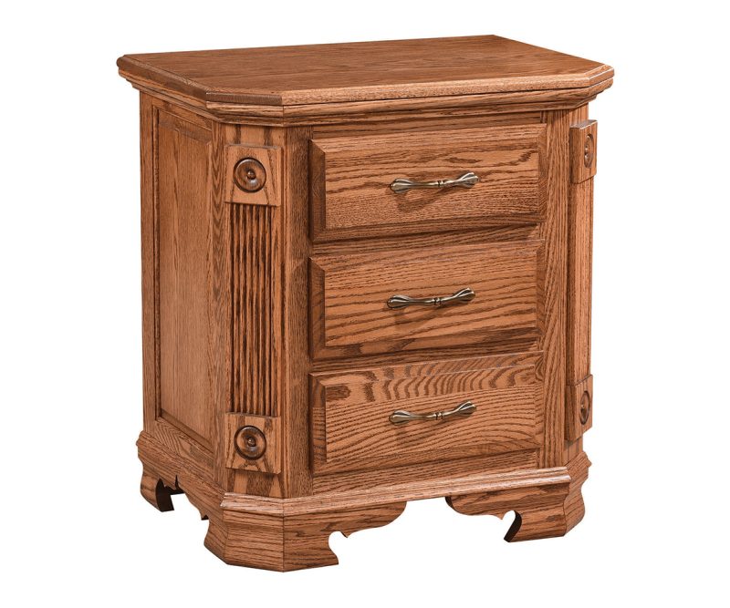 Southern Deluxe 3 Drawer Nightstand